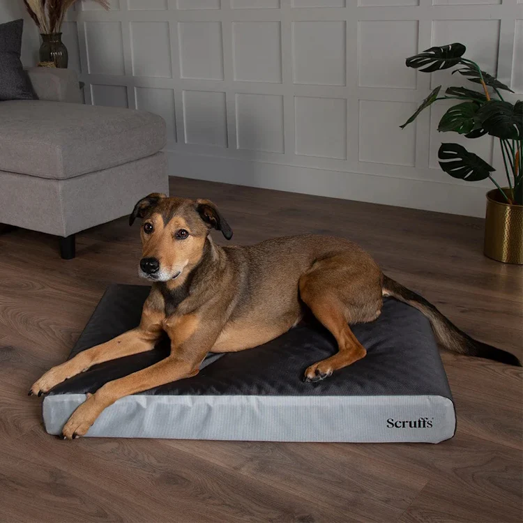 Scruffs ArmourDillo Orthopaedic Dog Bed - Grey - Image 3