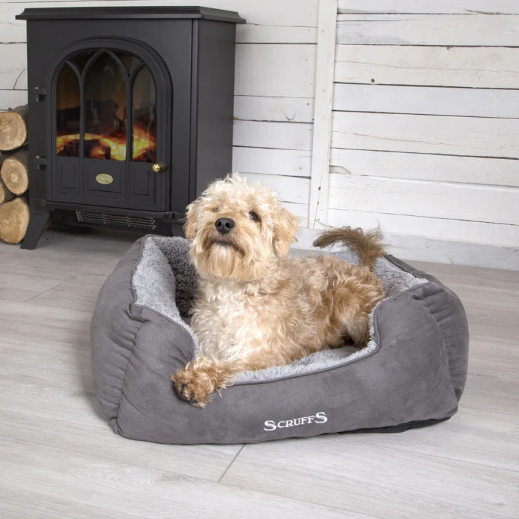 Scruffs Cosy Dog Box Bed - Grey - Image 2