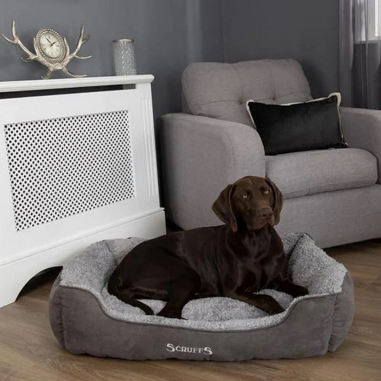 Scruffs Cosy Dog Box Bed - Grey - Image 4