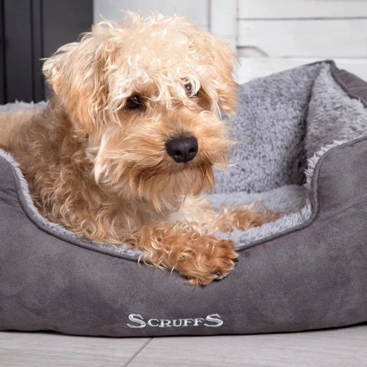 Scruffs Cosy Dog Box Bed - Grey - Image 5