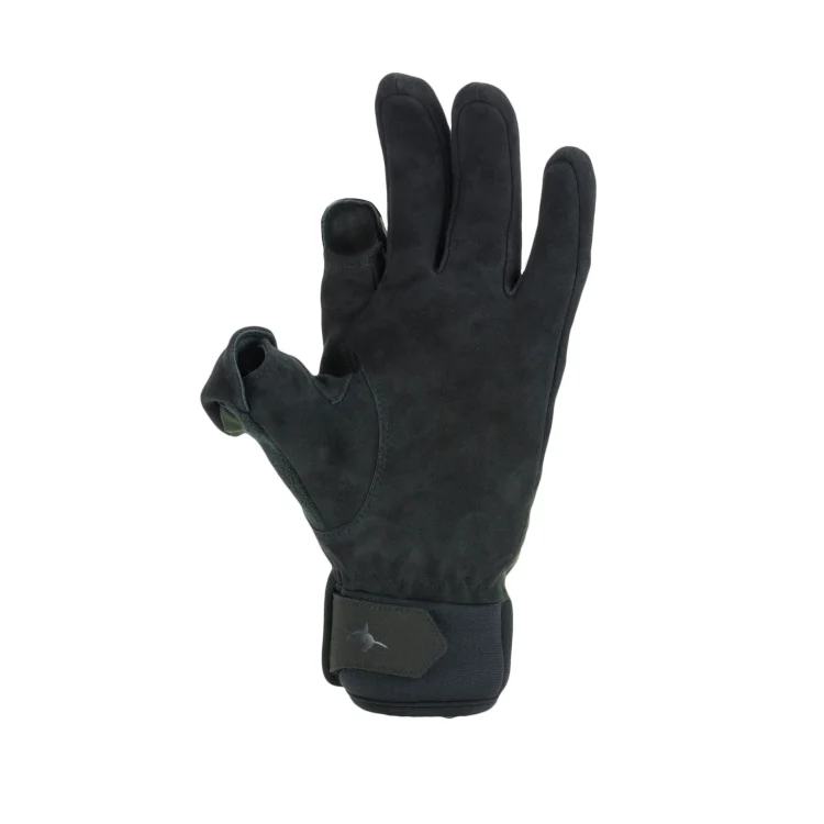 Sealskinz Stanford Waterproof All Weather Sporting Gloves - Olive Green - Image 3
