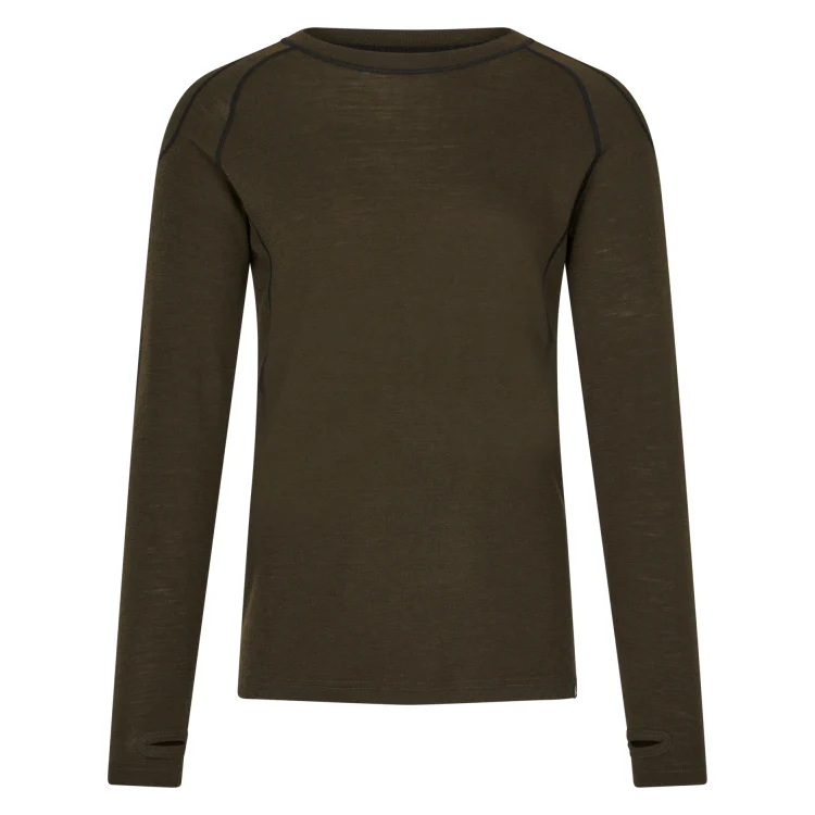 Seeland Apex One Hundred Long Sleeve T-Shirt - Pine Green