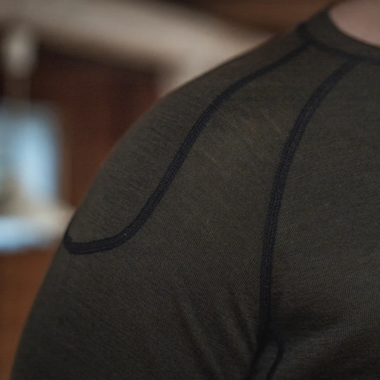 Seeland Apex One Hundred Long Sleeve T-Shirt - Pine Green - Image 8