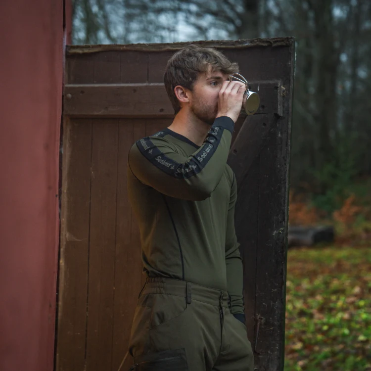 Seeland Crest Baselayer Set - Light Pine - 4XL - Image 6