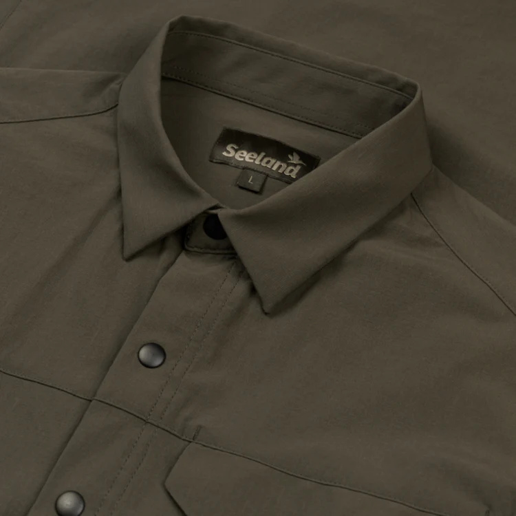 Seeland Hawker Shirt - Pine Green - Image 4