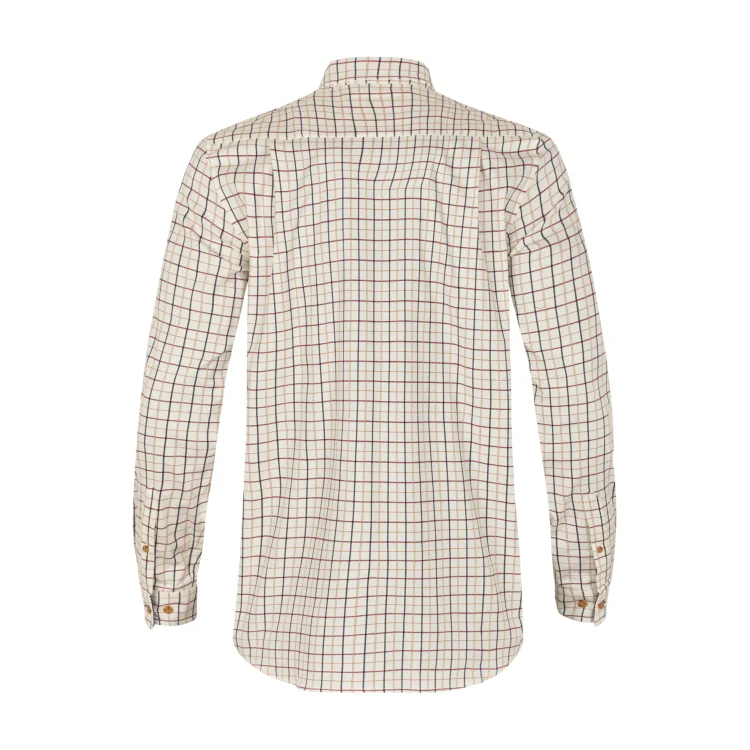 Seeland Oxford Shooting Shirt - Classic Blue/Merlot Check - Image 2