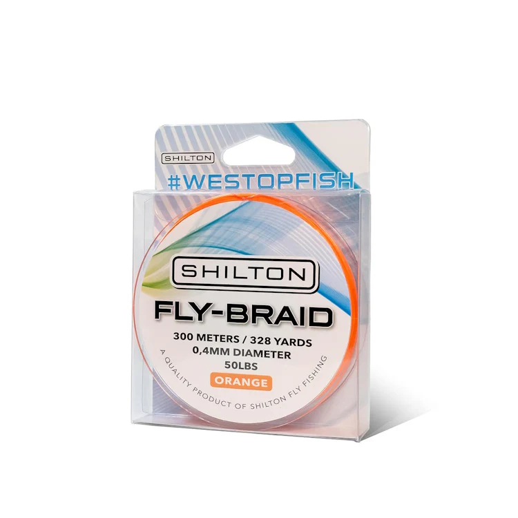 Shilton Fly Braid - Orange - 300m