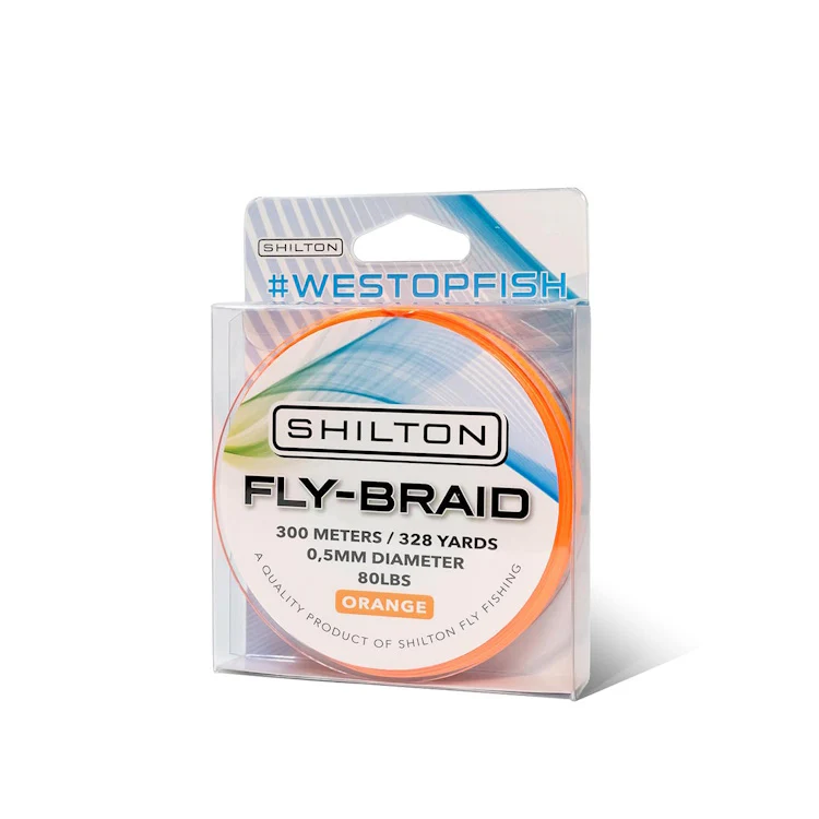 Shilton Fly Braid - Orange - 300m - Image 2
