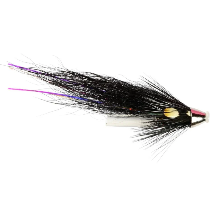 Silver Stoats Plastic Tube Conehead Flies