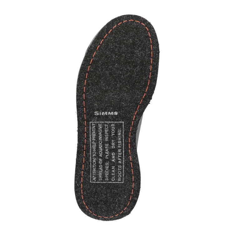 Simms Flyweight Wading Boot - Felt Sole - Steel Grey - Image 5