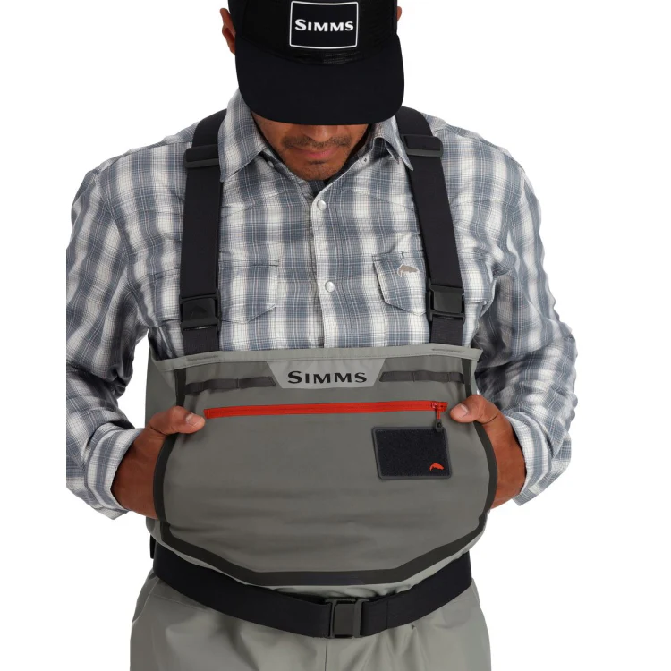 Simms Freestone Breathable Stockingfoot Waders - Smoke - Image 4