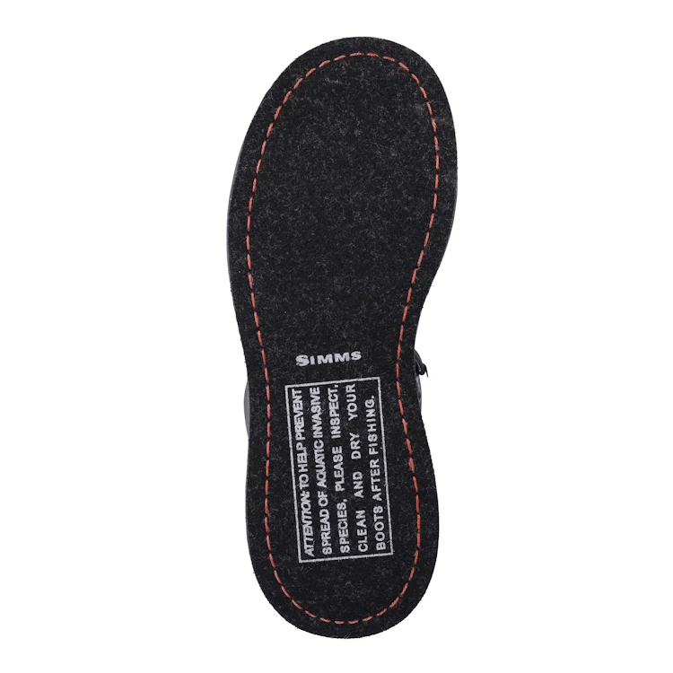 Simms Freestone Felt Sole Wading Boots - Gunmetal - Image 4