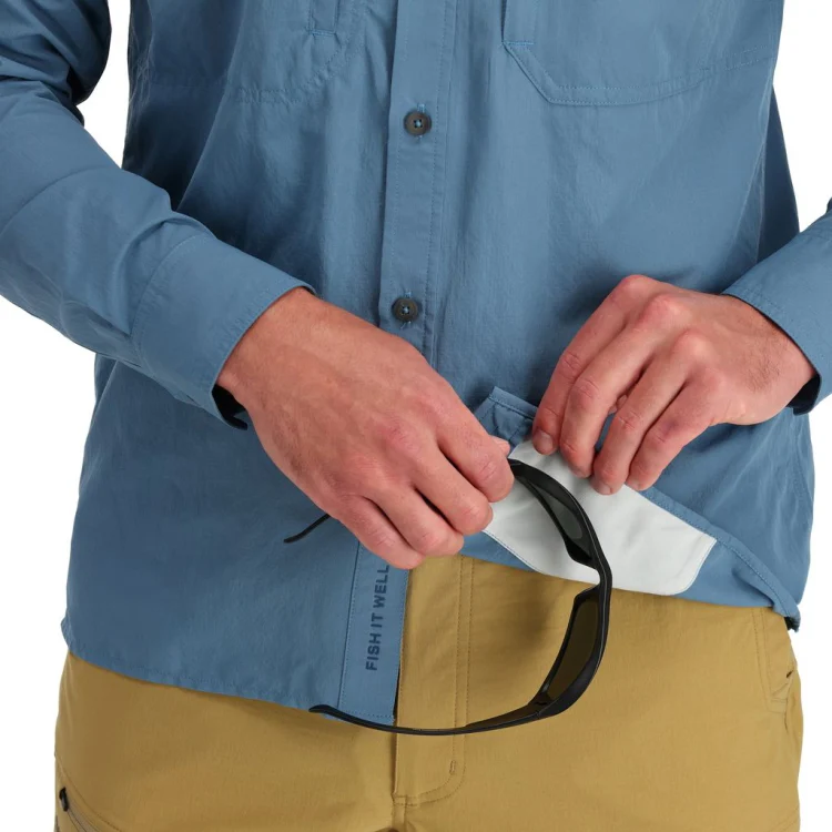 Simms Guide Shirt - Neptune - Image 6