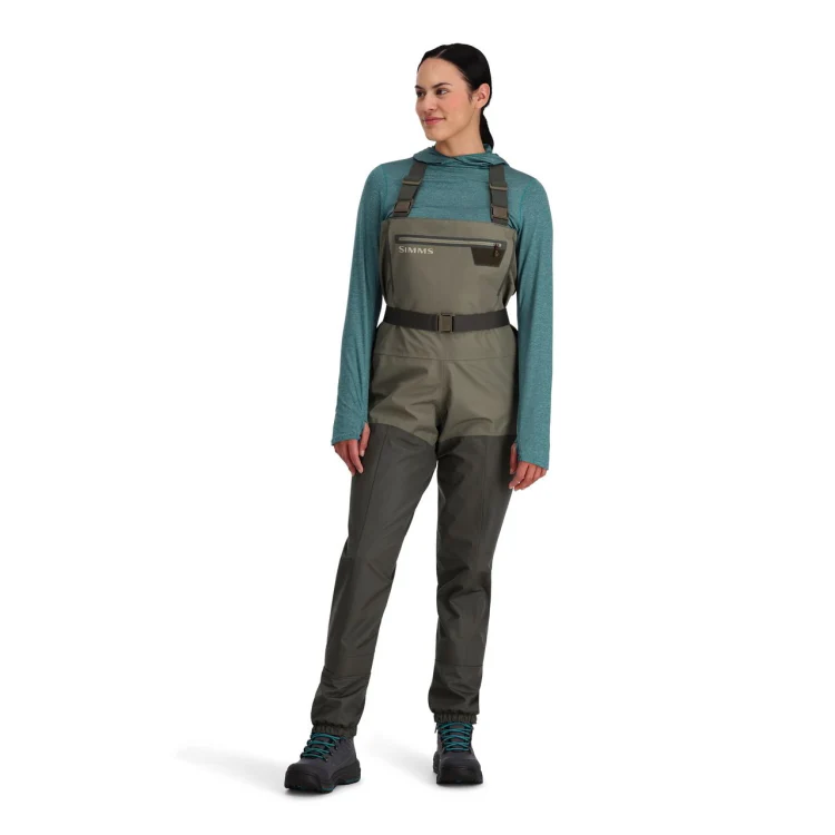 Simms Ladies Tributary Stockingfoot Waders - Basalt - Image 2