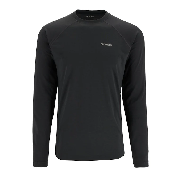 Simms Lightweight Baselayer Top - Carbon - Image 3