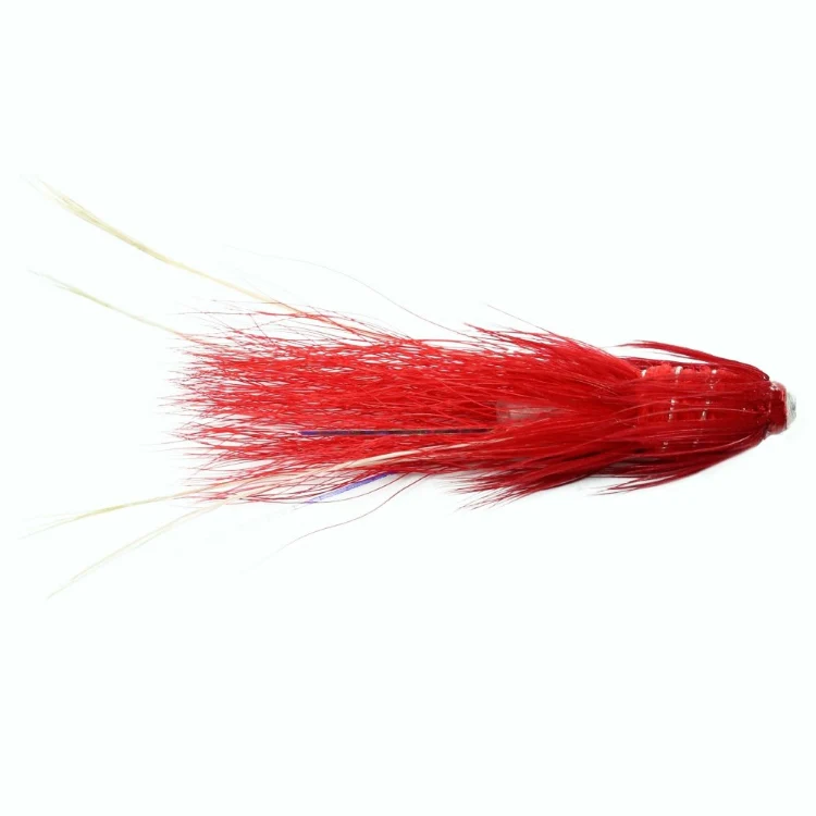 Red Snaelda Copper Tube Flies