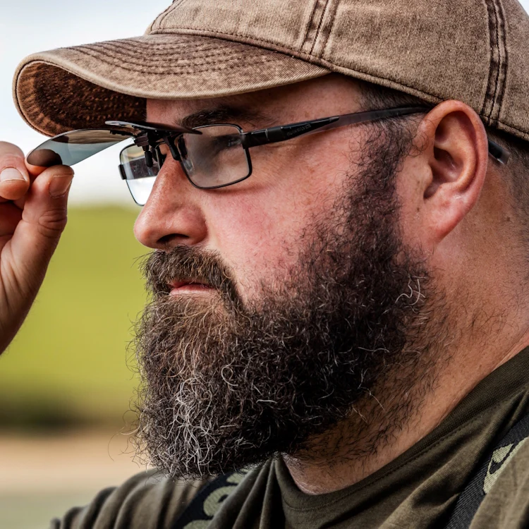 Snowbee Clip-On Flip-Up Sunglasses - Image 2