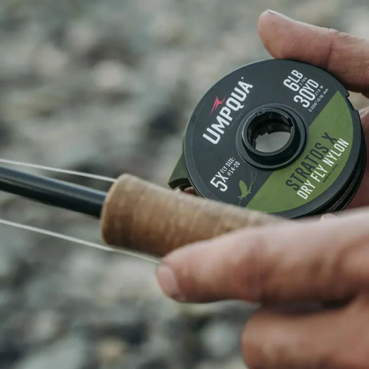 Umpqua Stratos X Dry Fly Grey Camo Tippet - 30yds - Image 2