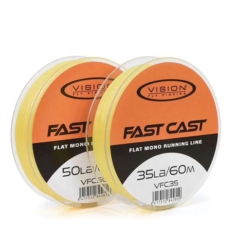 Vision Fast Cast Flat Running Line - Yellow 60m
