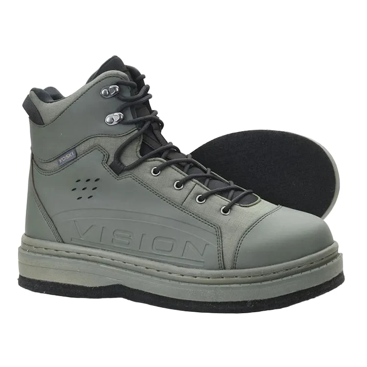 Vision Koski Felt Sole 2.0 Wading Boots - Green