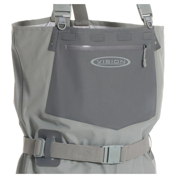 Vision Koski Stockingfoot Waders - Grey - Image 2