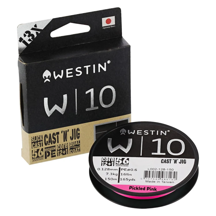 Westin W10 Cast N Jig 13-Braid - Pickled Pink - 110m