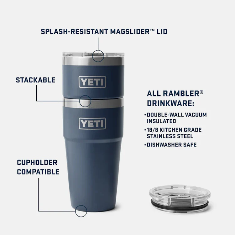 Yeti 20oz Single Stackable Cup - Navy - Image 3