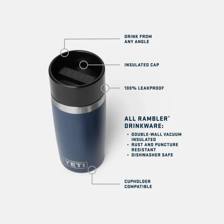 Yeti Rambler 12oz Travel Bottle - Navy - Image 5