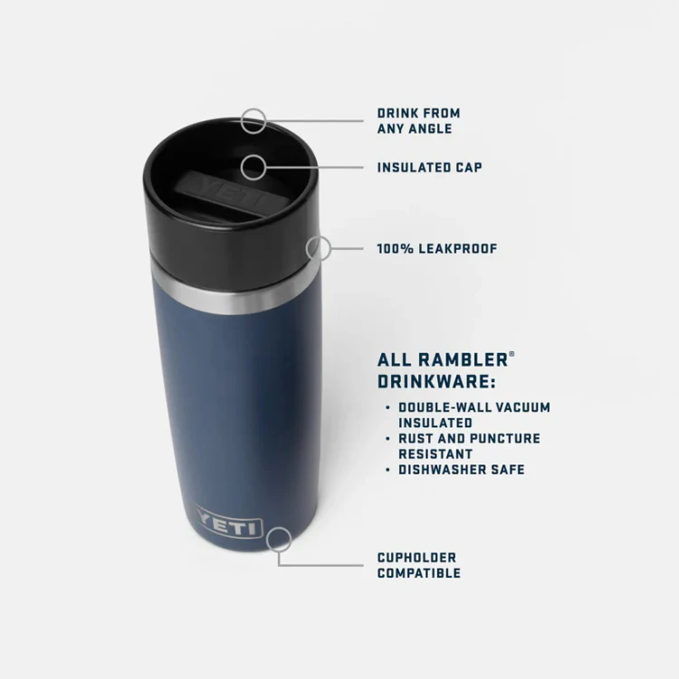 Yeti Rambler 16oz Travel Bottle - Black - Image 5