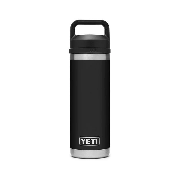 Yeti Rambler 18oz Insulated Bottle with Chug Cap - Black