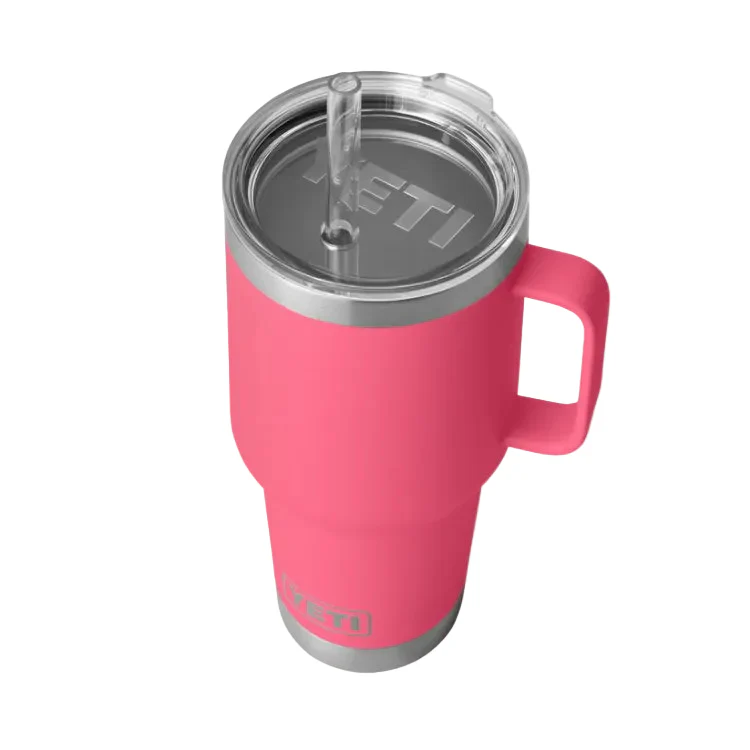 Yeti Rambler 35oz Straw Mug - Tropical Pink - Image 3