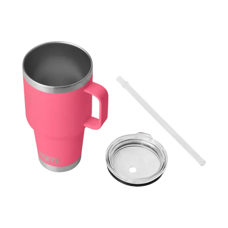 Yeti Rambler 35oz Straw Mug - Tropical Pink - Image 4