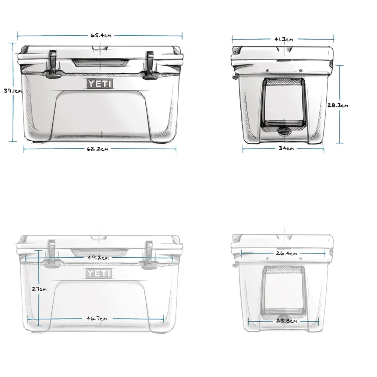 Yeti Tundra 45 Hard Cool Box - Tan - Image 4
