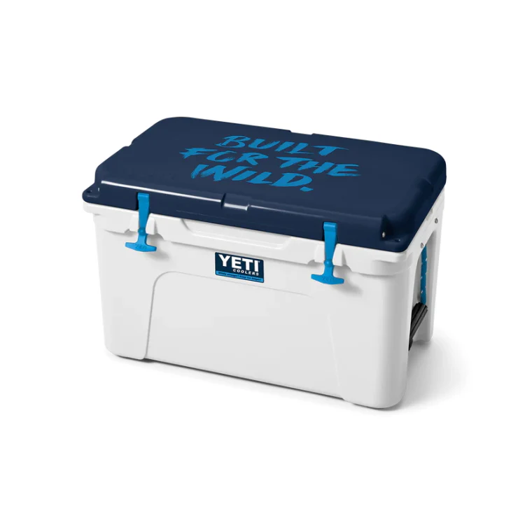 Yeti Tundra 45 Hard Cool Box - White/Blue - Image 2